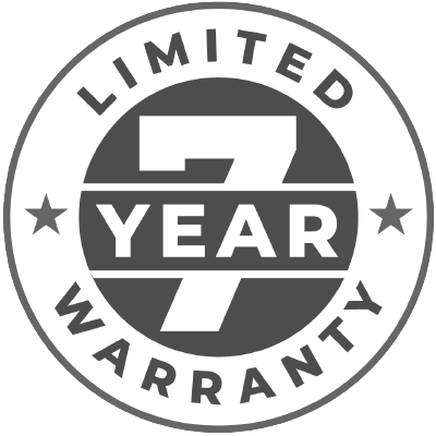 7 Year limited warranty