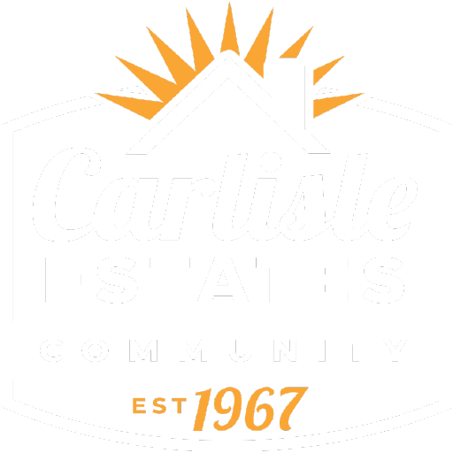Carlisle Estates Community est 1967 logo and link to the home page