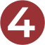 4 on a red circle
